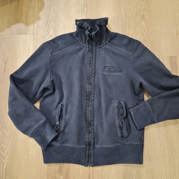 Ted Baker Navy Blue Full-Zip Jacket 4
